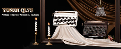Creme Beige Premium Keyboard Golden