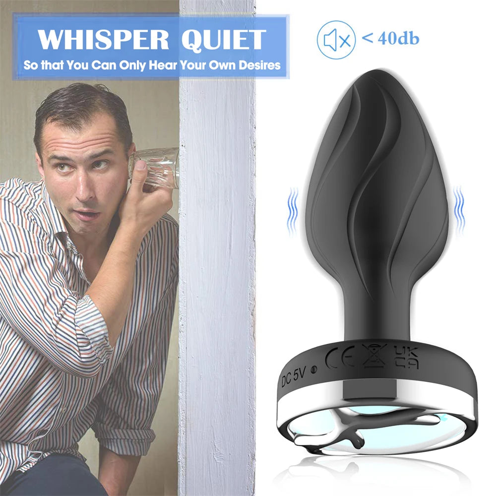 Remote-Control Silicone Plug Massager