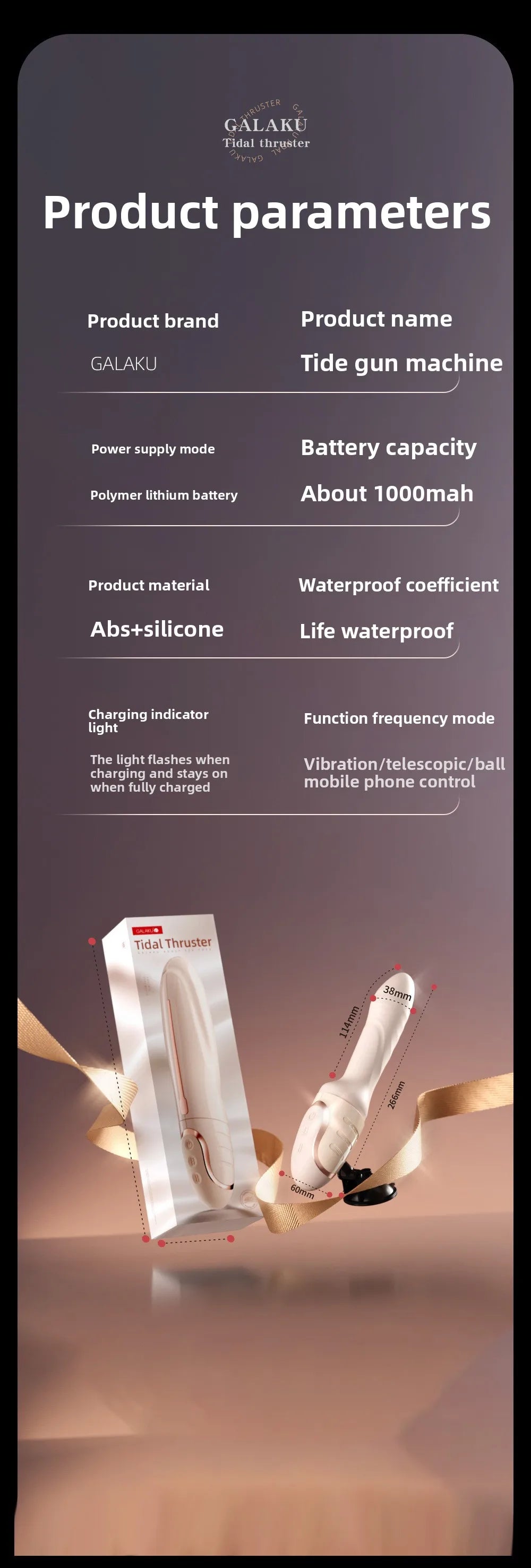 AV Wand Thrusting Vibrator Massager