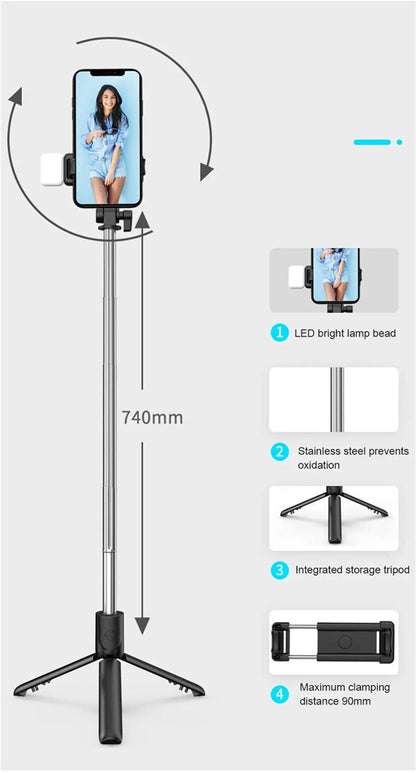 LED Fill Light Phone Stand