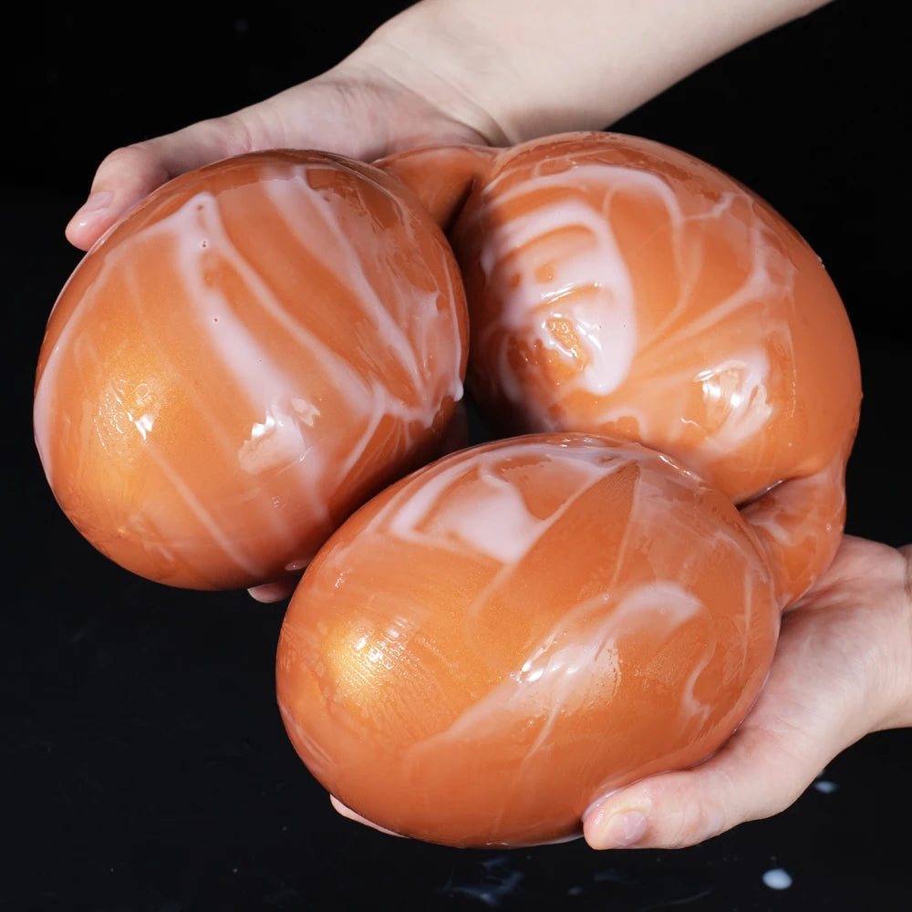 Extra-Long Soft Silicone Beaded Plug