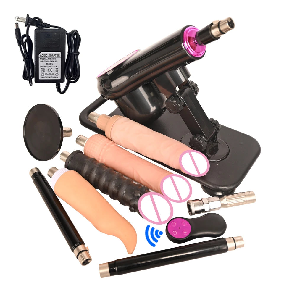 Wireless Remote Control Sex Machine Set