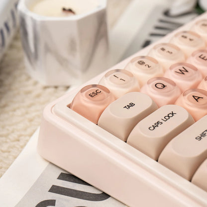 Stylish Beige Keyboard Keycaps