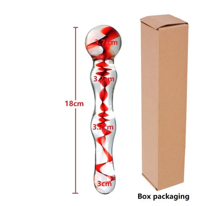 Compact Glass Plug For Solo Indulgence