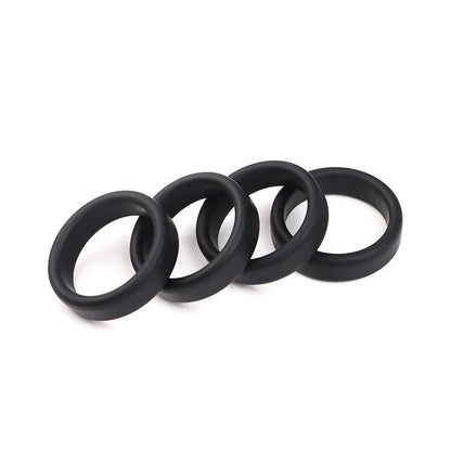 6 Color Penis Ring Delay Ejaculation Silicone Reusable Semen Cock Rings on for Men Enlargement Sex Toys For Men Couple Rings