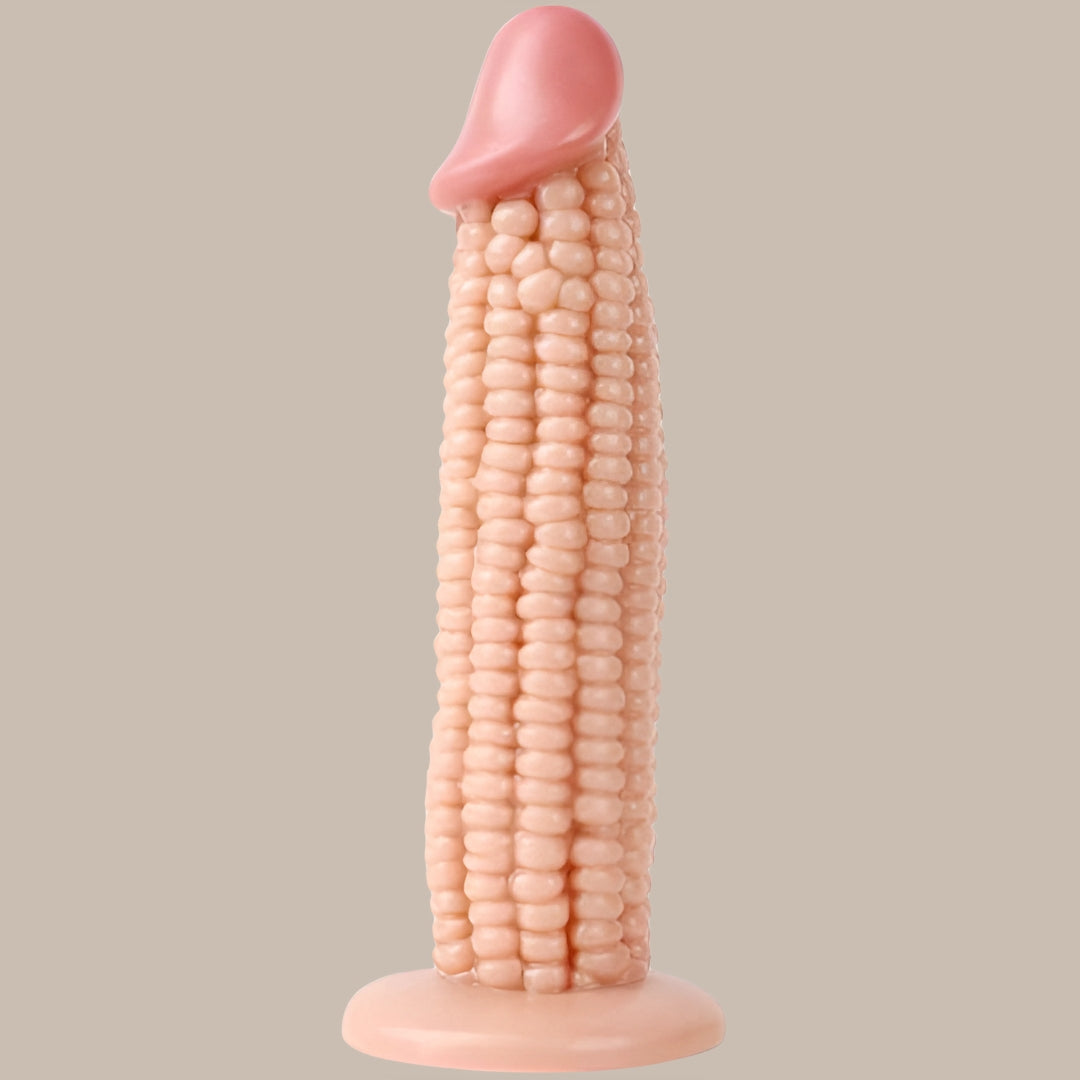 Corn Shaped Anal Plug — Ridged Novelty Silicone
