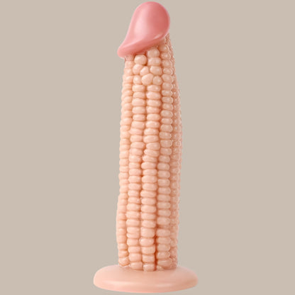 Corn Shaped Anal Plug — Ridged Novelty Silicone