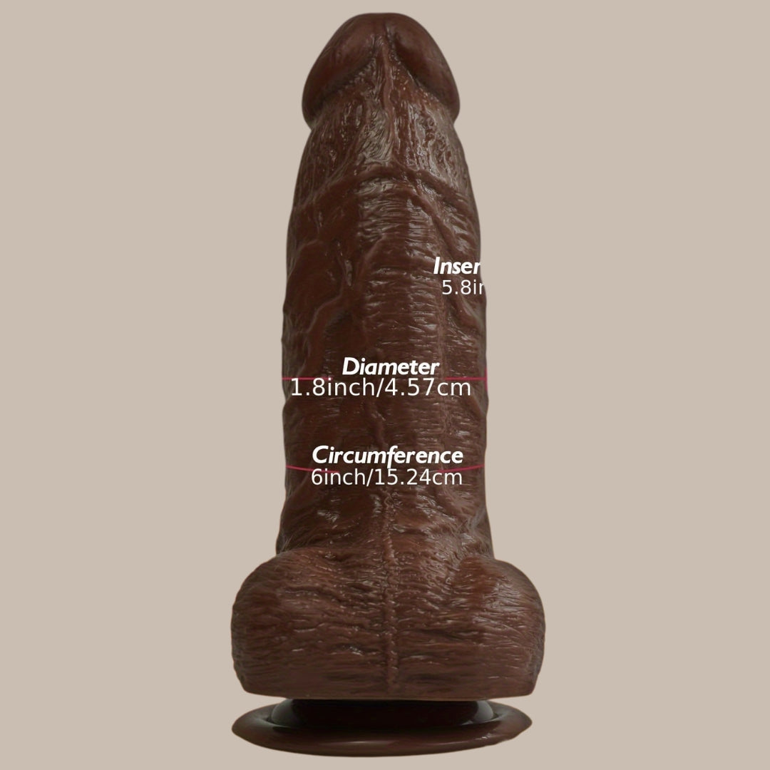 Waterproof Thick Chocolate PVC Wand – Non-Latex