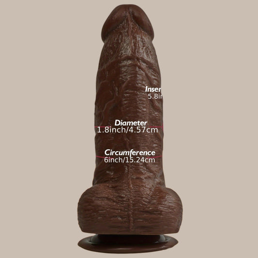 Waterproof Thick Chocolate PVC Wand – Non-Latex