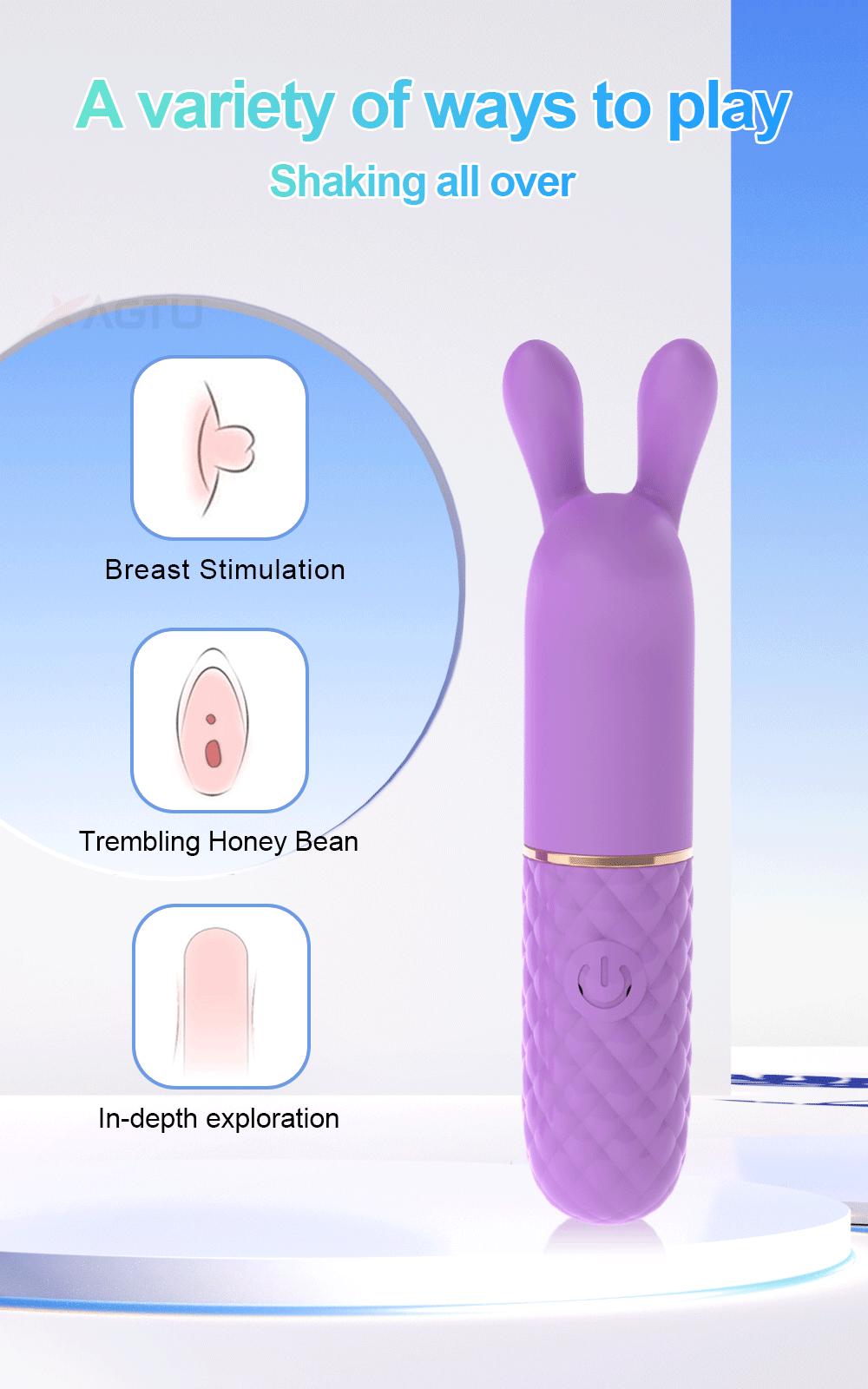 Mini Bullet Vibrator for Women Beginner G-Spot Nipple Clitoris Stimulator 8 Fast Seconds to Orgasm Female Sex Toys for Adults