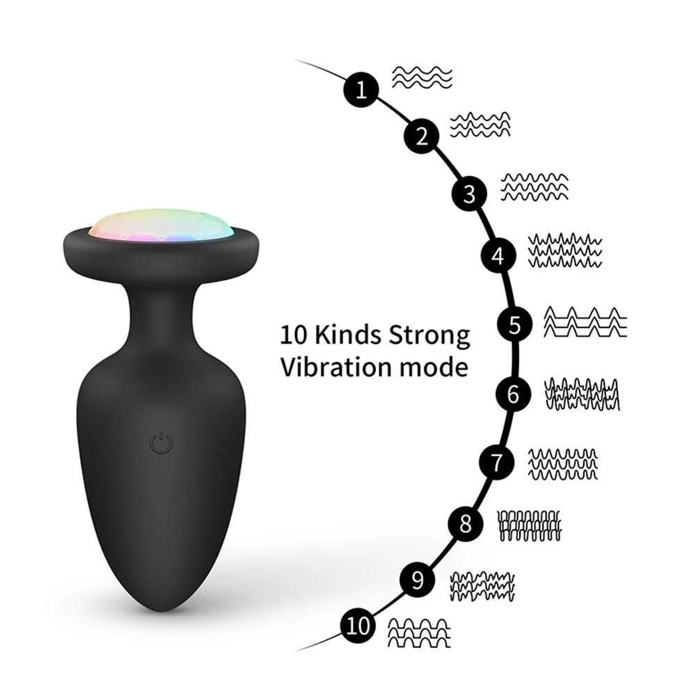Remote-Control Silicone Plug Massager