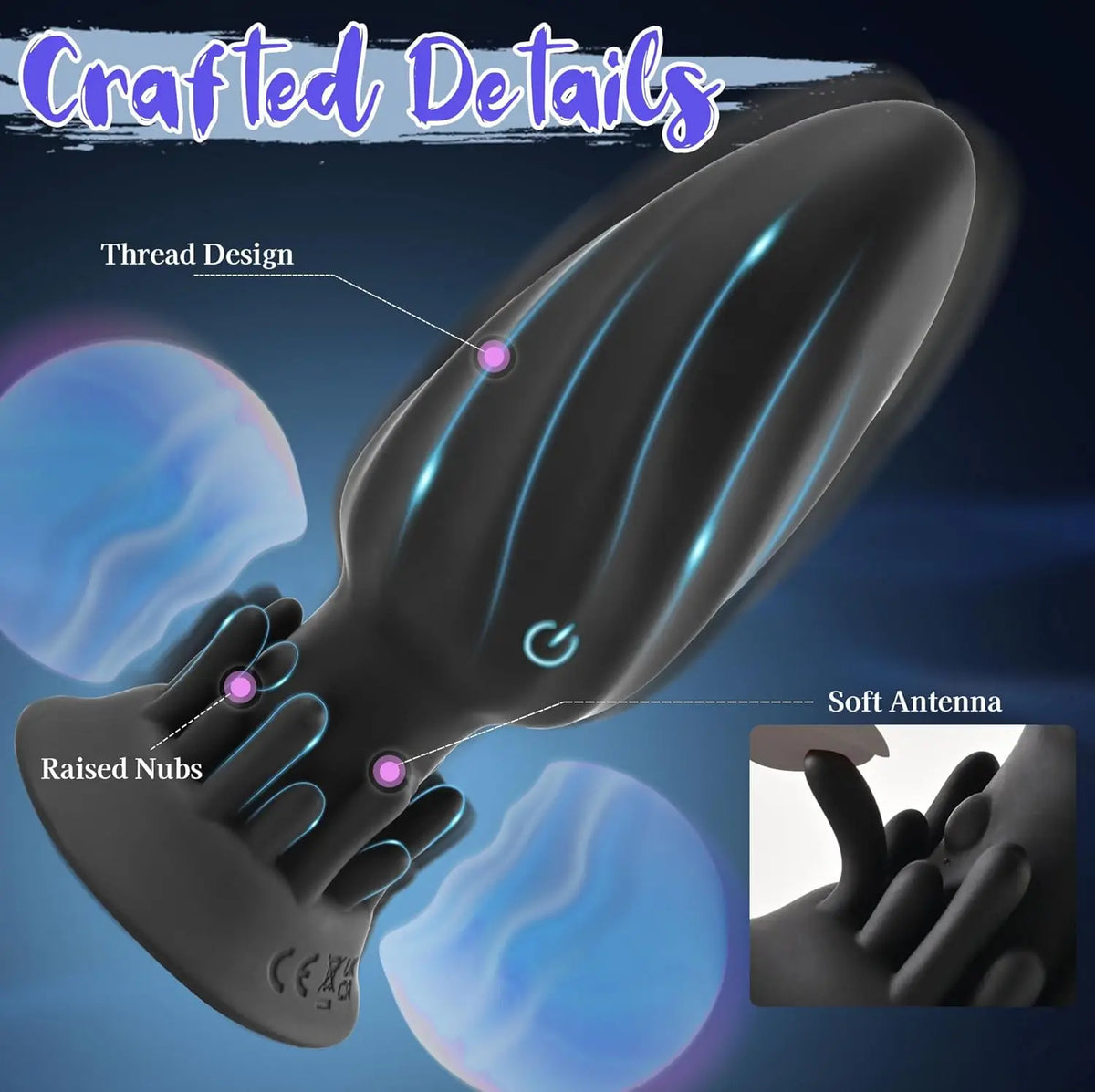 360° Prostate Vibrator — Wearable Remote or App Control