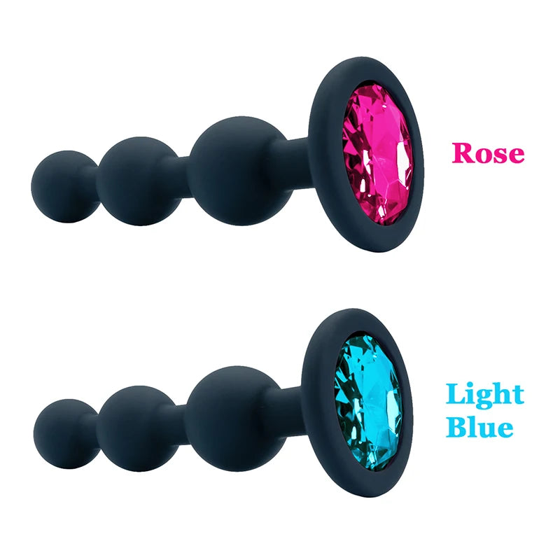 3-Ball Silicone Anal Trainer — Beginner 5 Colours