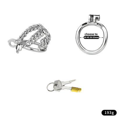 Binding Metal Chastity Cage