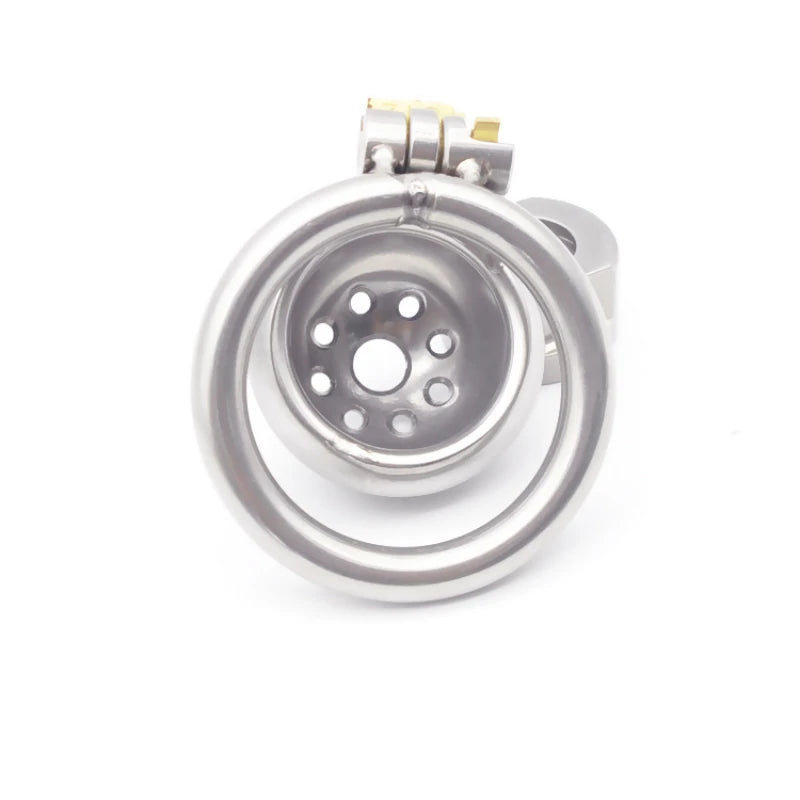 Hand Polished Steel Chastity Cage