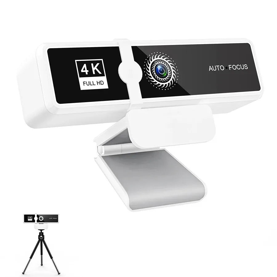 HD 4K Webcam with Autofocus