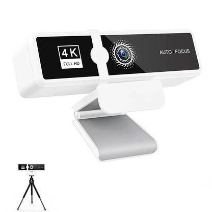 HD 4K Webcam with Autofocus