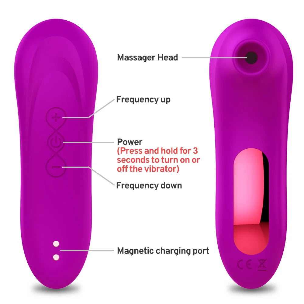 Mini Suction Vibrator — 7-Mode Clitoral and Nipple