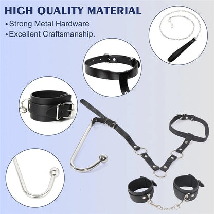 Premium Couples Exploration Kit – Hooks, Cuffs & Collar