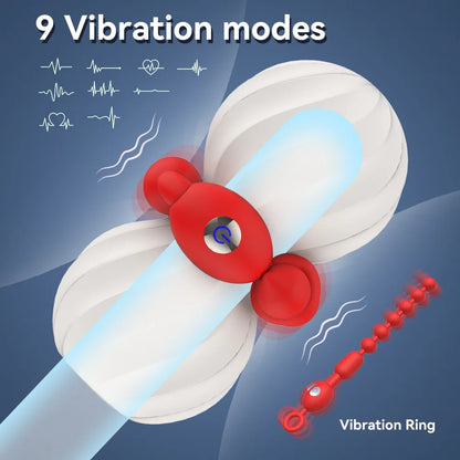 9-Frequency Heated Vibrating Stroker