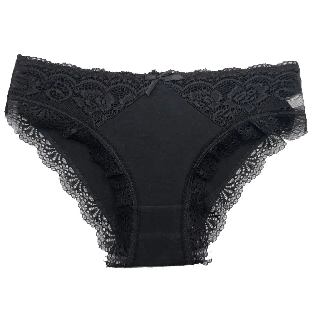 Cotton Briefs Lady 5 PCS/SET Lace Panty Underpants Seamless Panties For Women Lingerie