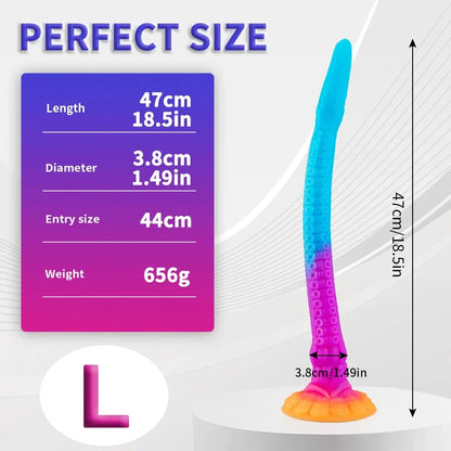 Extra Long Dragon Knotted Silicone Plug — 2 Sizes