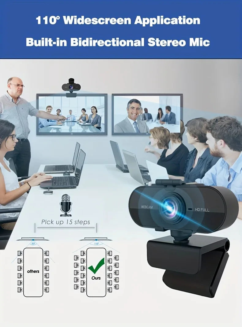Full HD Professional Mic Webcam