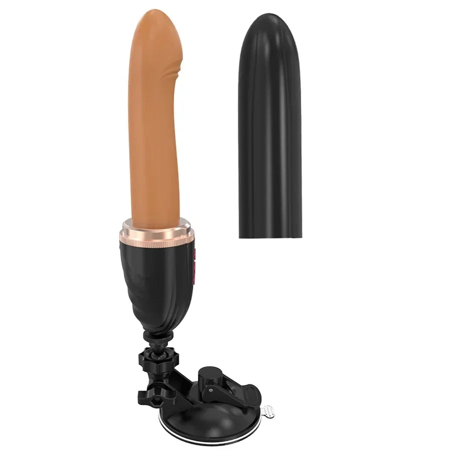 Telescopic Rotary Vibrator with Suction Cup