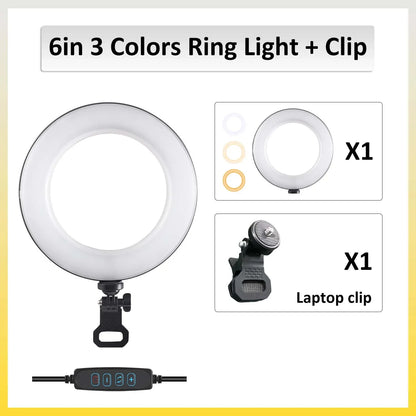 Bi-Color 3300K–5600K Ring Lamp