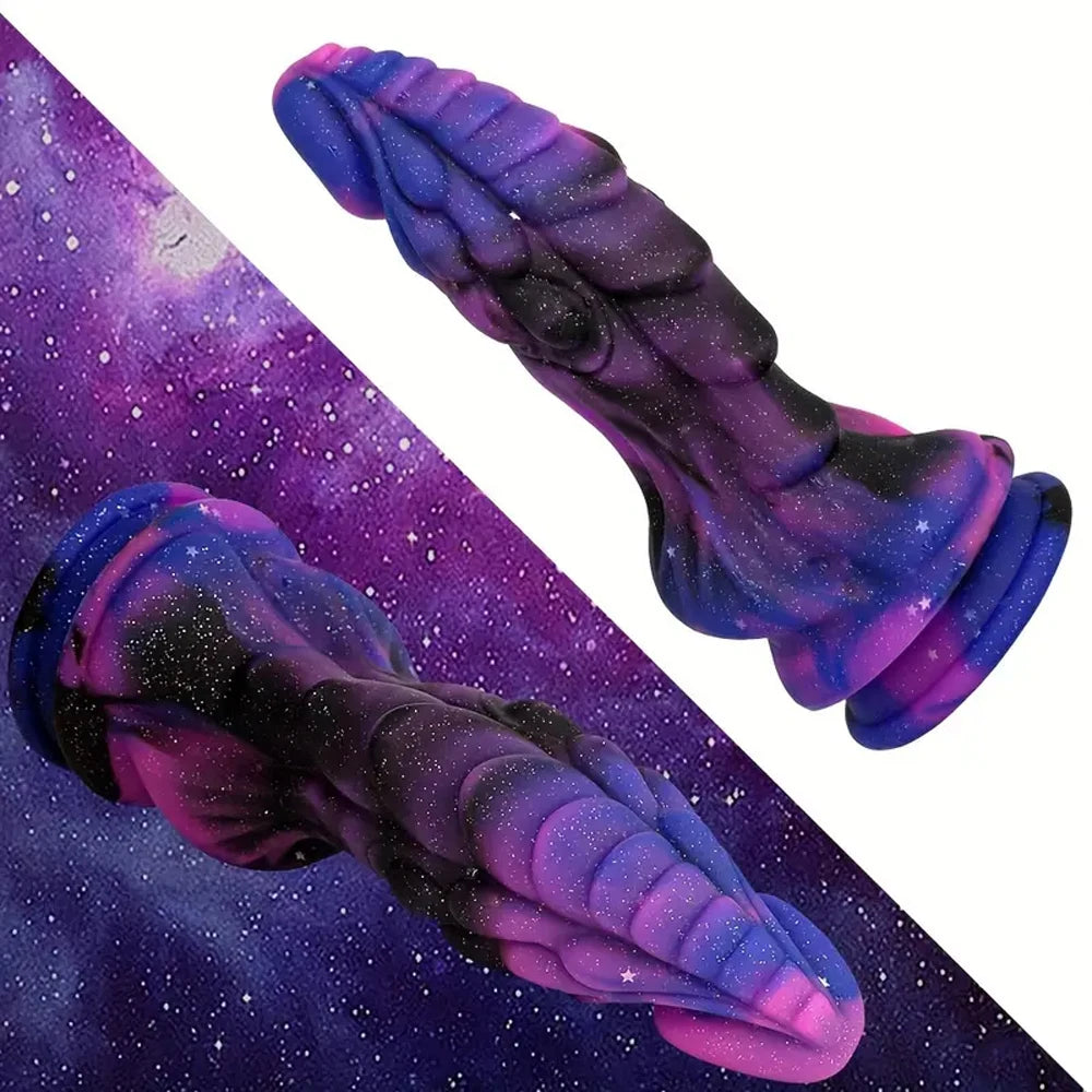 Dragon Fantasy Dildo — Scale Detail Suction Cup Silicone