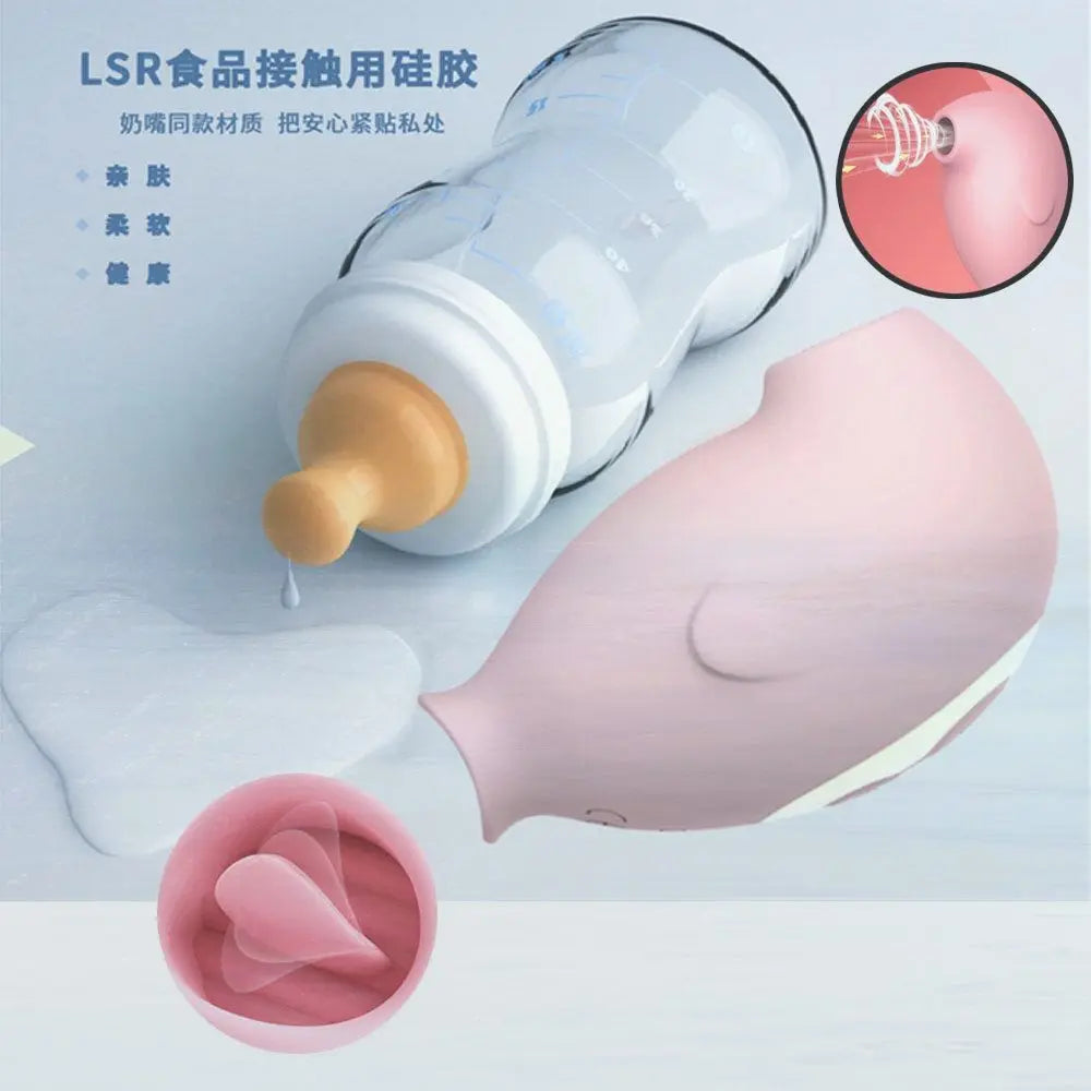 Heating Tongue Licking Clitoral Vibrator