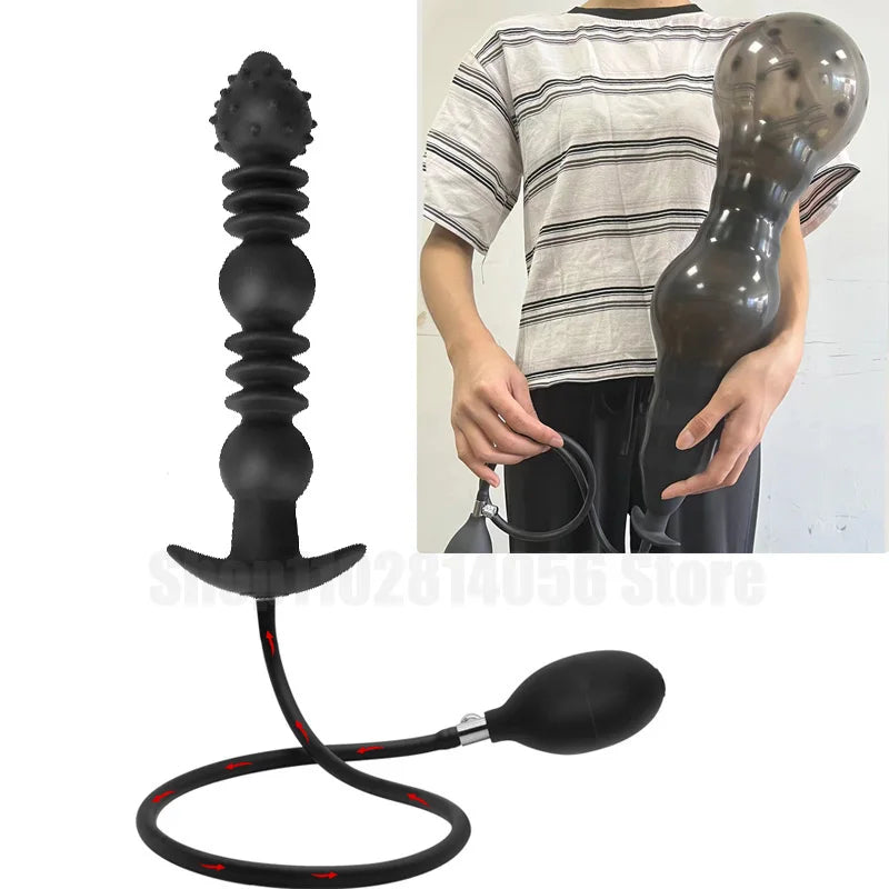 Inflatable Anal Plug — Hand Pump 4 Colours