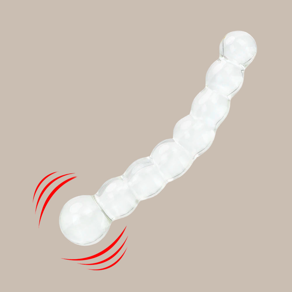 Premium Crystal Glass Beaded Plug
