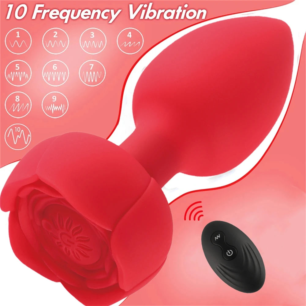 Remote-Control Silicone Plug Massager