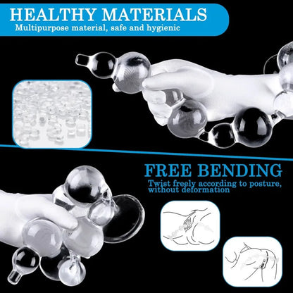 62cm Crystal Chain Beads Plug