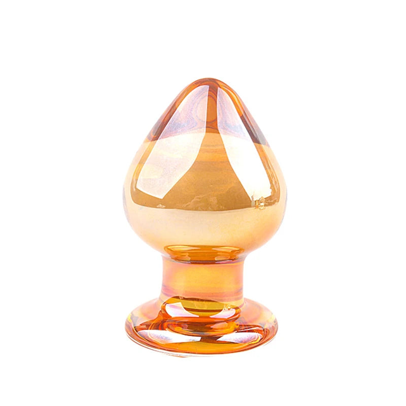 Sleek Glass Plug For Stimulation
