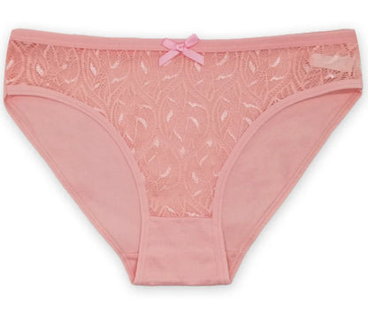 5 PCS/Set Hot Sale Sexy Lace Underwear Soft Underpants Ladies Panty Comfortable Women Cotton Panties 89319