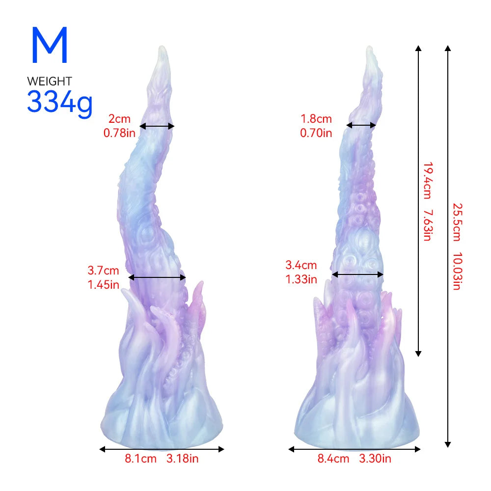 Fantasy Monster Silicone Massager — 4 Sizes M to XXXL