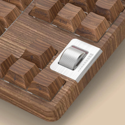 Wood Grain Mechanical Keyboard