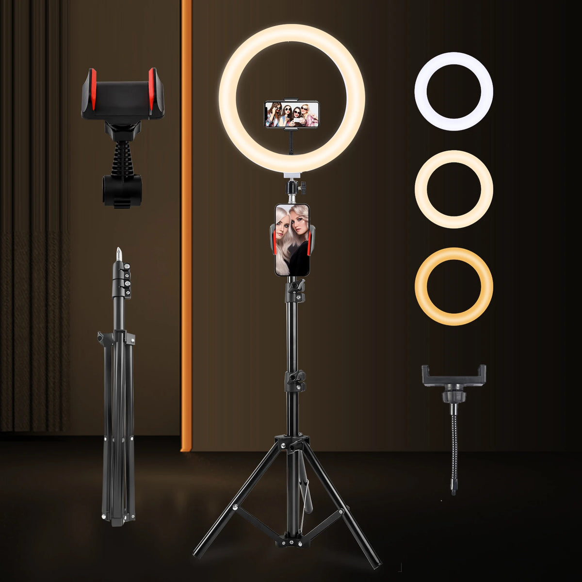LED Ring Light With Tripod