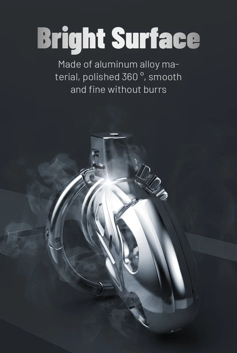 Premium Aluminum Chastity Cage