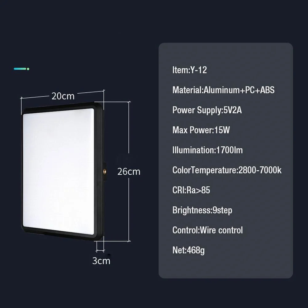9-Level Brightness Adjustable Light