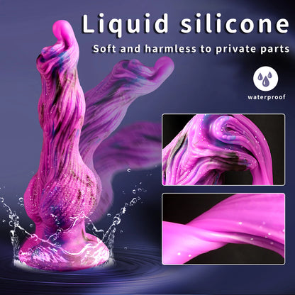 Dog Shape Silicone Dildo