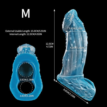 Hollow Silicone Fantasy Sleeve – M / L