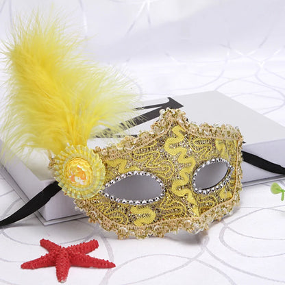 Princess Ball Handheld Mask