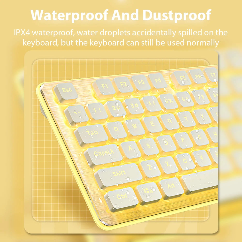 Hot-Swappable LED Keyboard