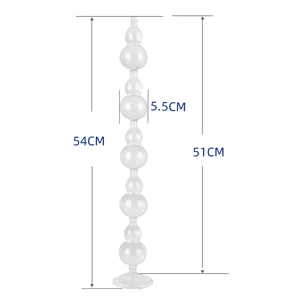 62cm Crystal Chain Beads Plug