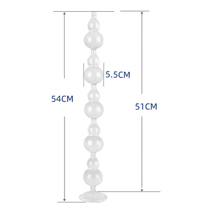 62cm Crystal Chain Beads Plug