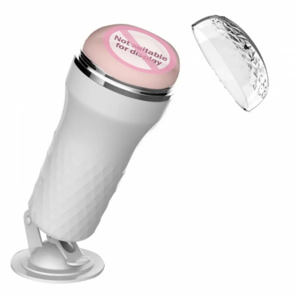 Dual-Channel Realistic Rubber Stroker Cup