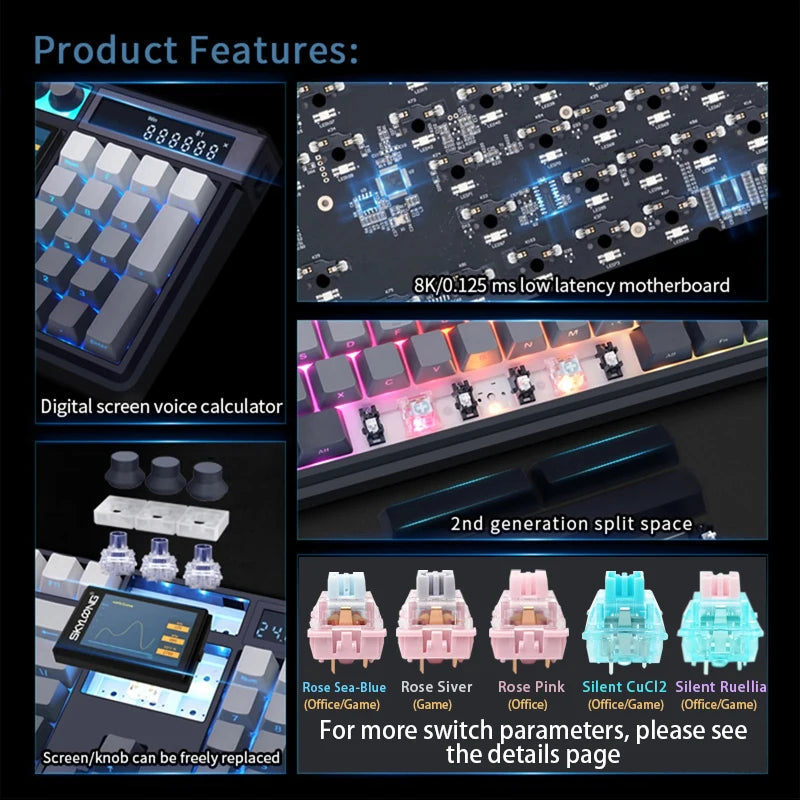 LCD Screen Mechanical Keyboard
